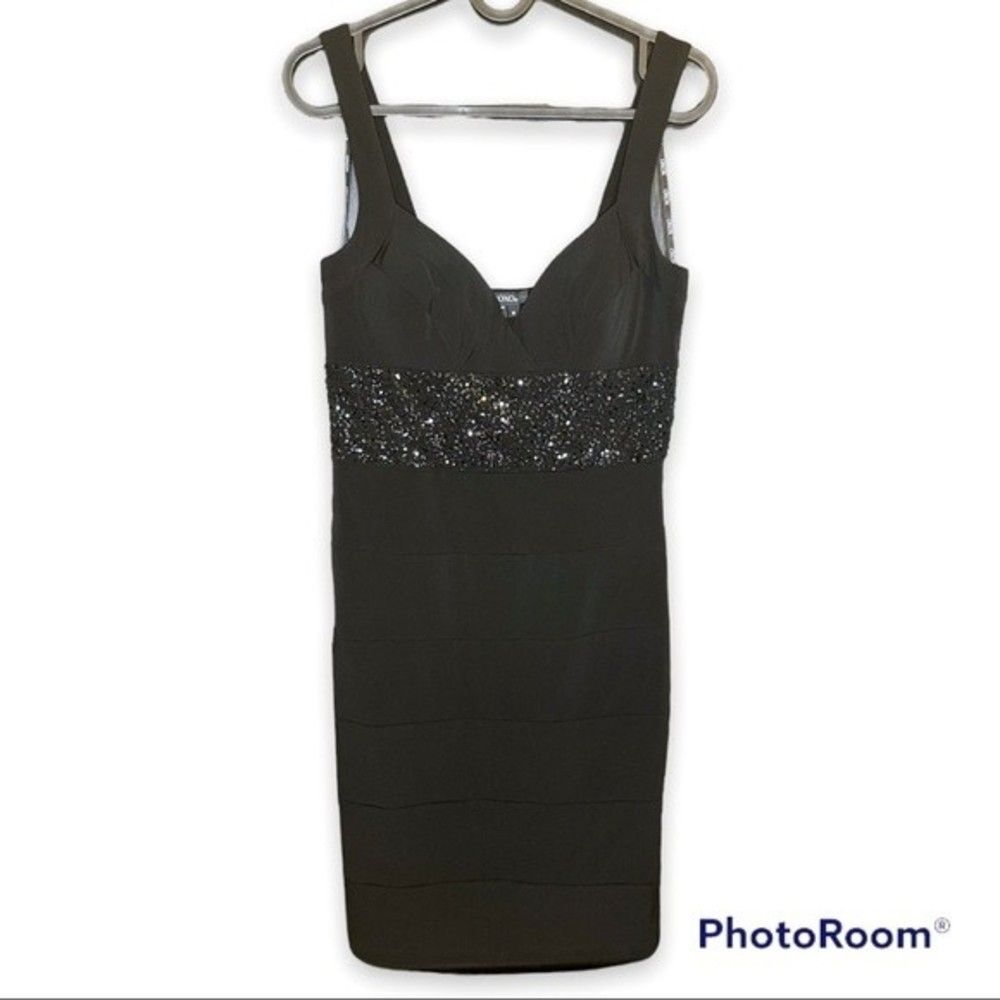 XOXO Juniors Black Sleeveless Dress Size Medium